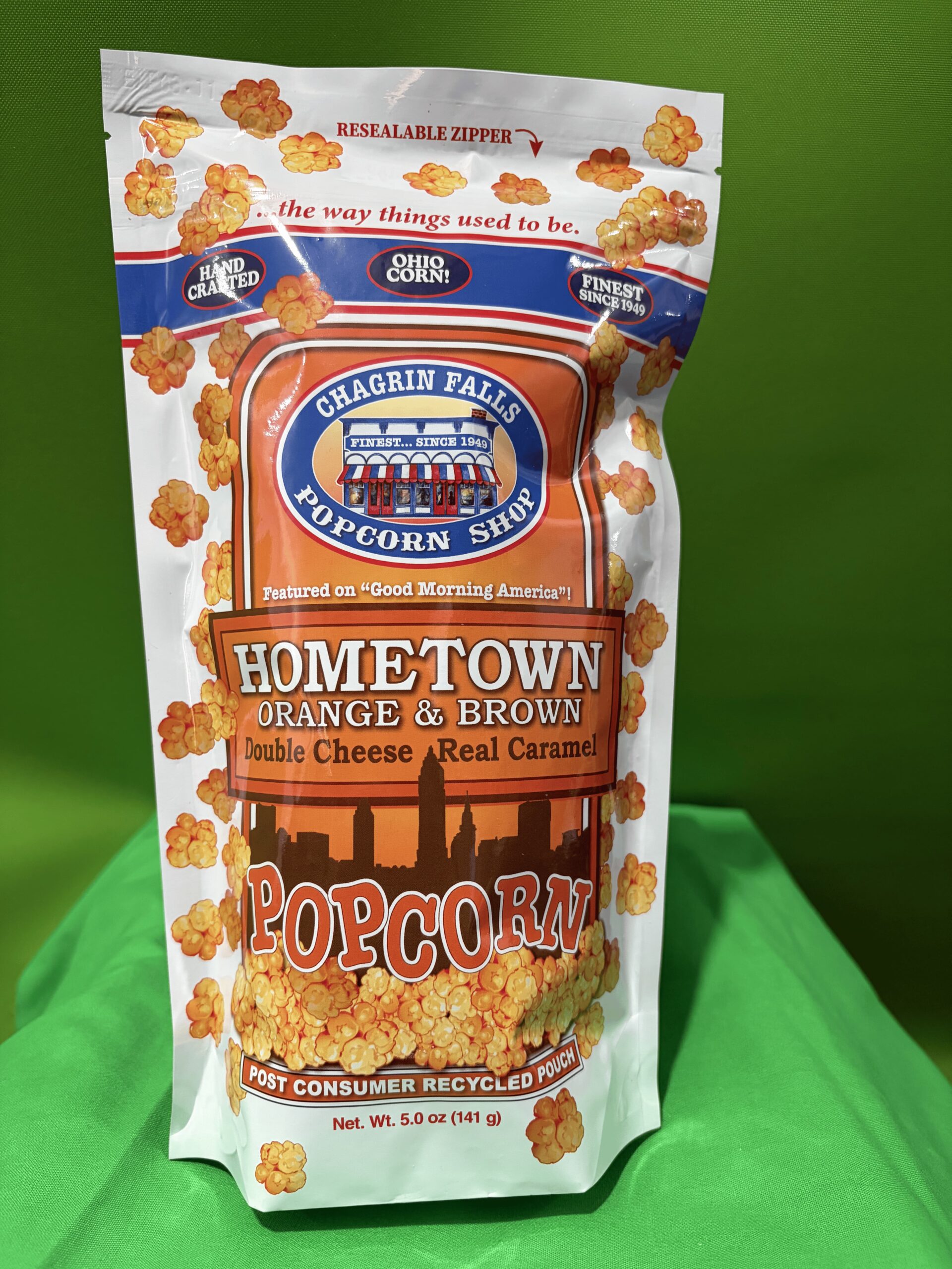 Hometown orange and brown